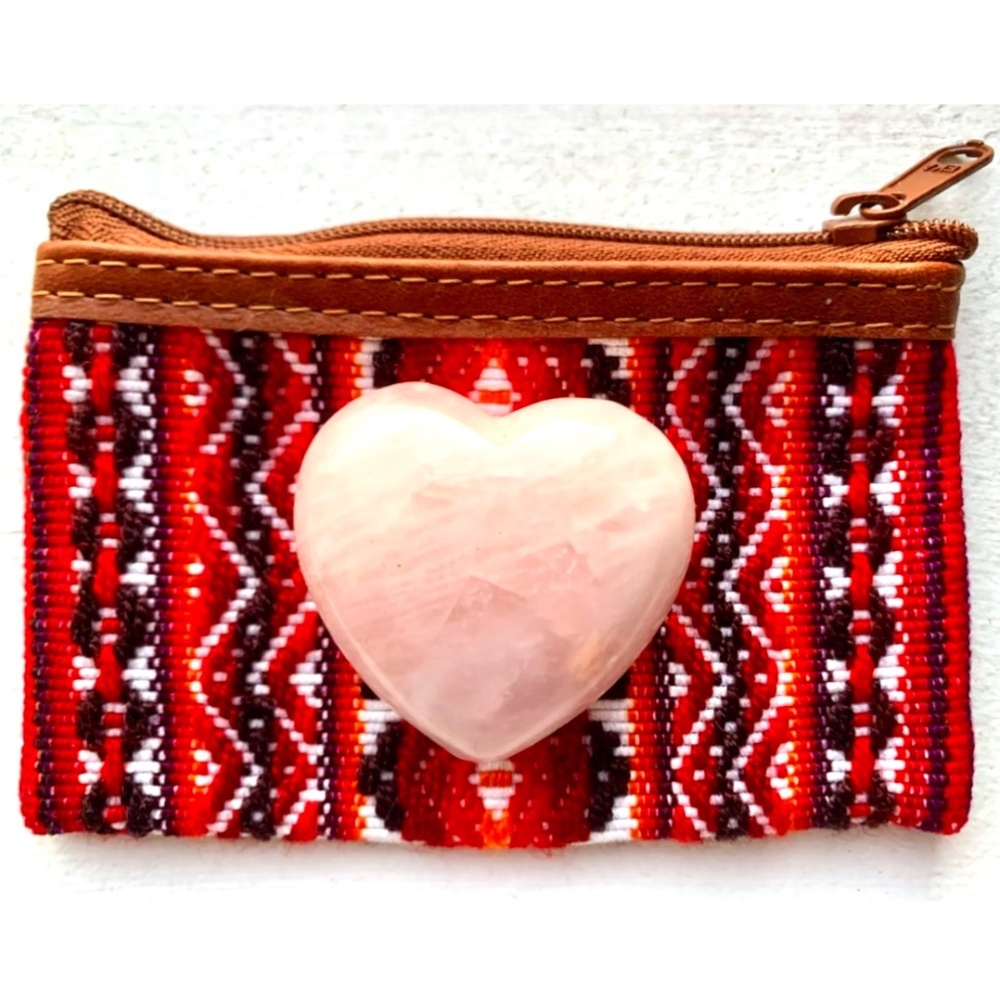 Handmade Wool/Leather Medicine/Coin Bag